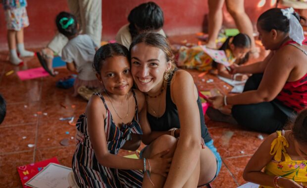 Nayeli and I at vbs:)